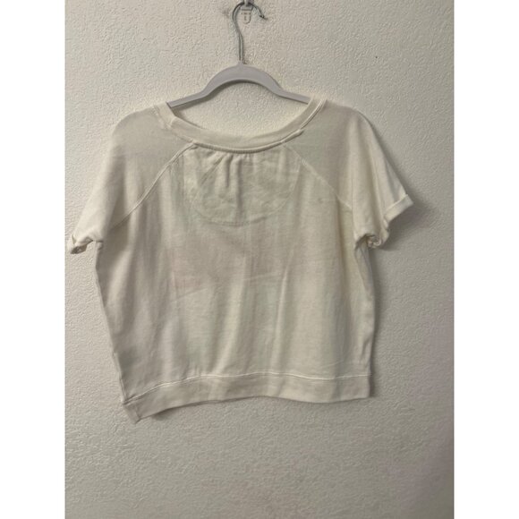 Oklahoma State Short Sleeve Raglan Crop Tee Pressbox women size small - Picture 2 of 7